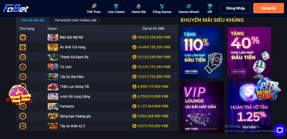 Slot Game & Nổ Hũ Khủng tại Halo88
